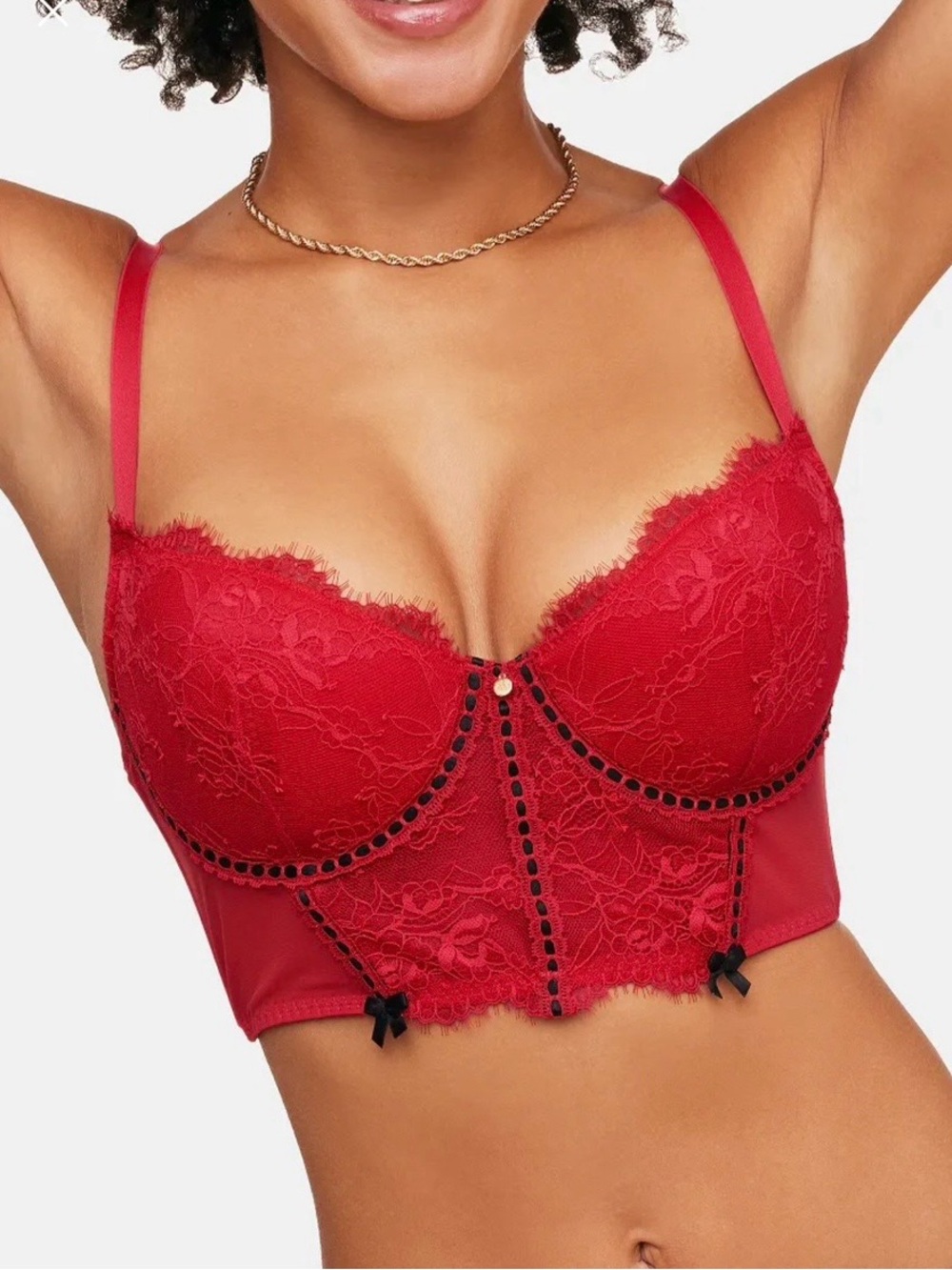 ADORE ME 2 PC SET Yara Countour 36D Bra SZ Med Thong NWT